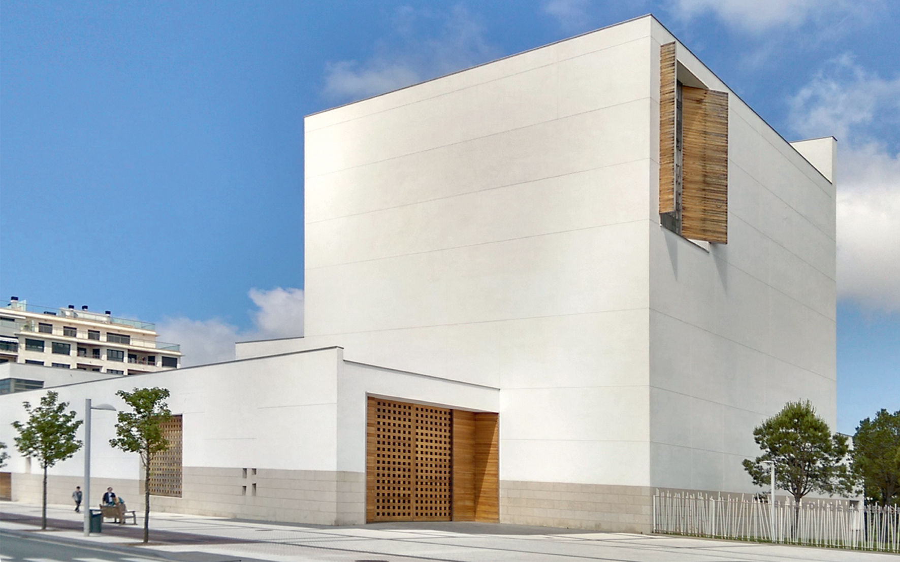 Iesu Church - Rafael Moneos ‘box-architecture’, San Sebastian.