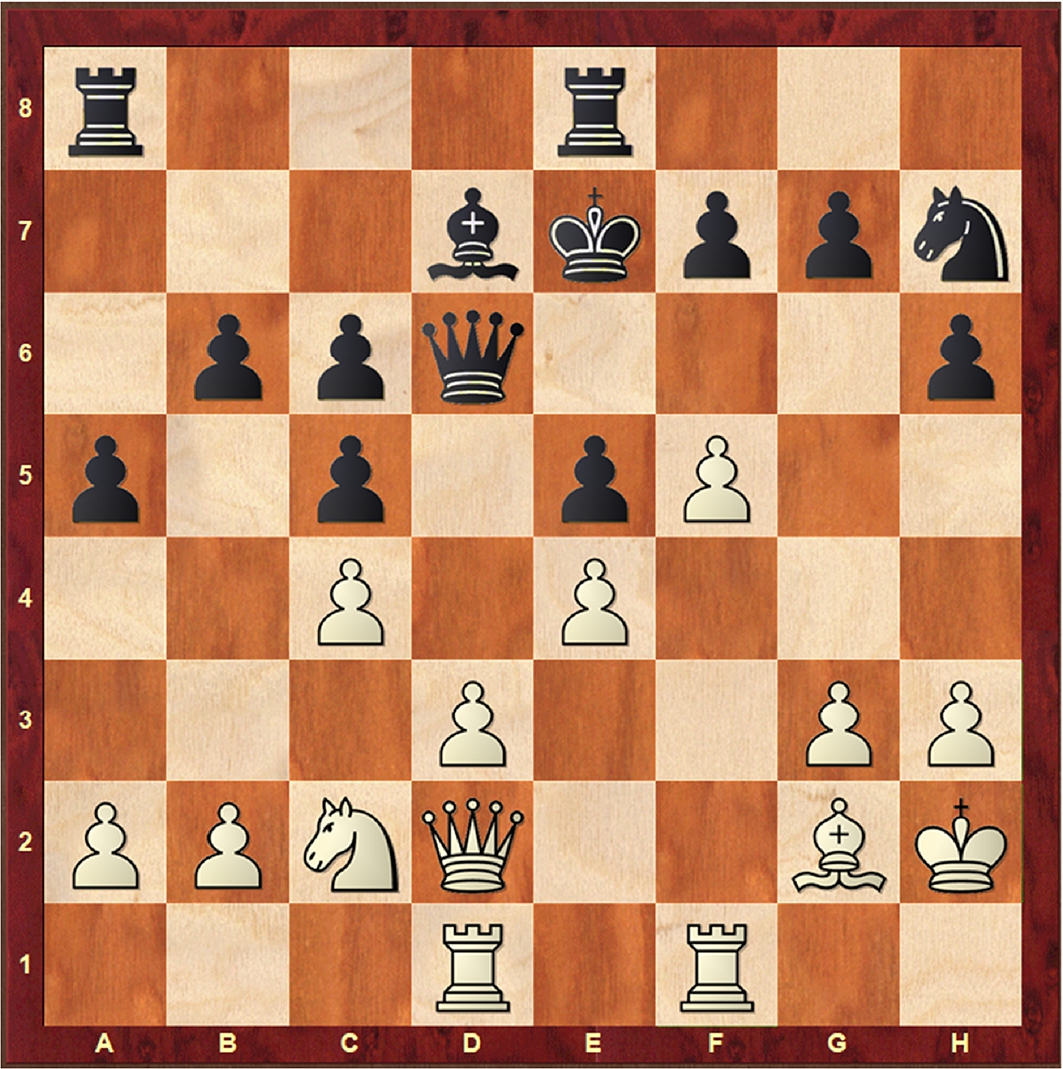 Edwards – Osipov, with white to move after 27...b6.
