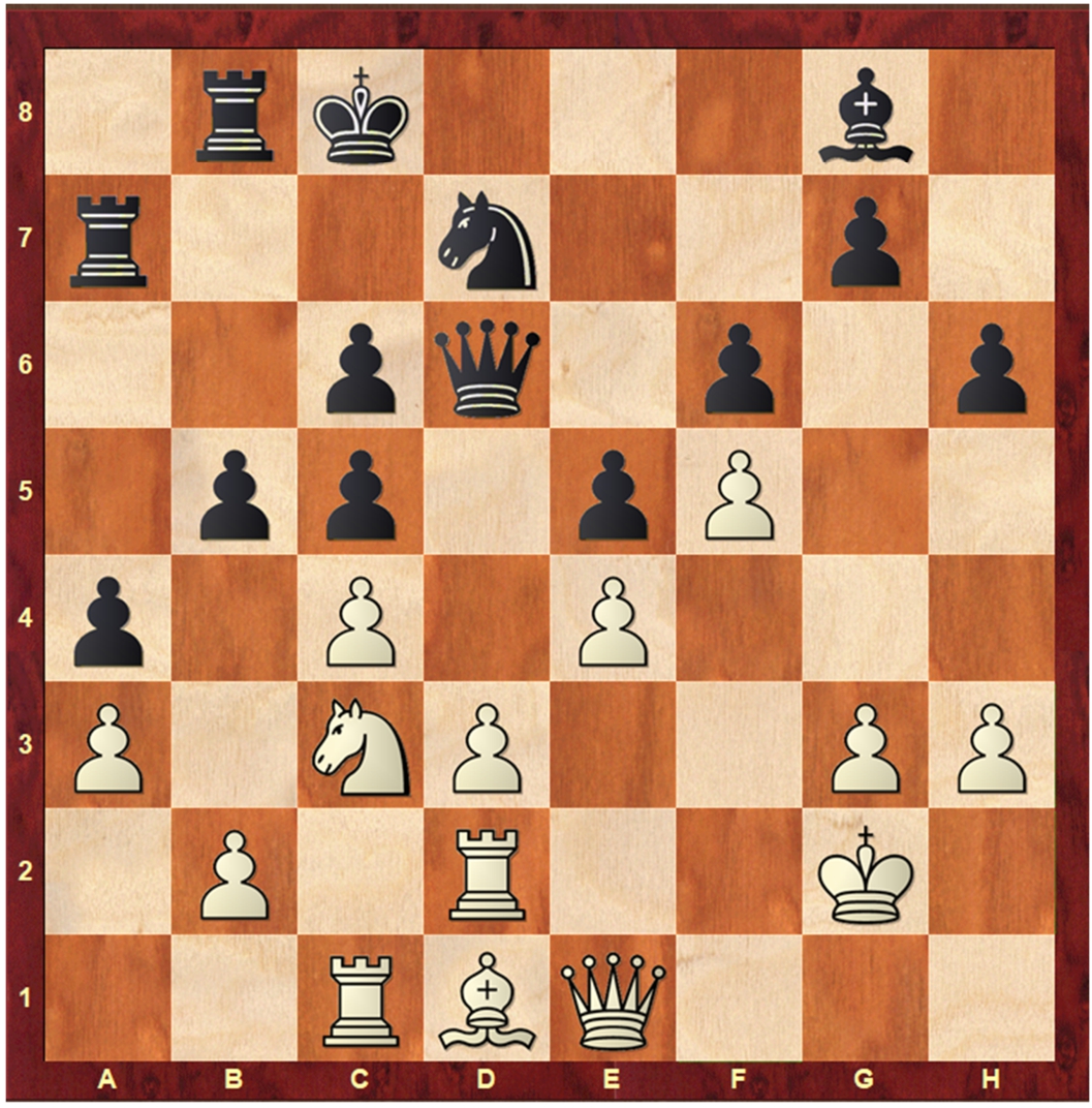 Edwards – Osipov, with white to move after 71...b5.