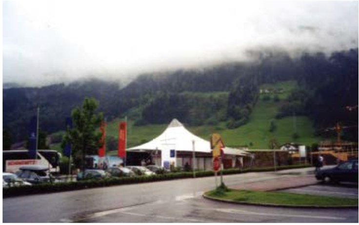 Swarovski crystal museum at Innsbruck, 1998. Photo: M. Sapagovas.