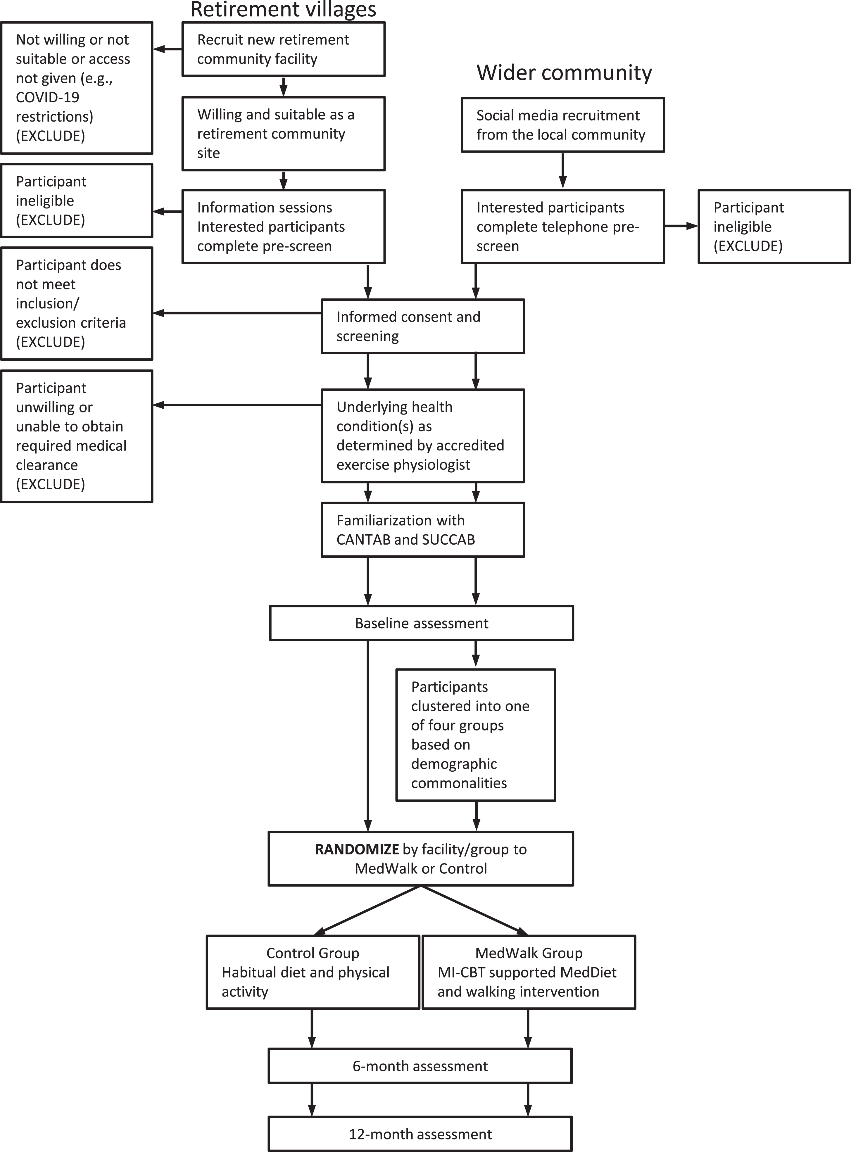 Study procedure flowchart