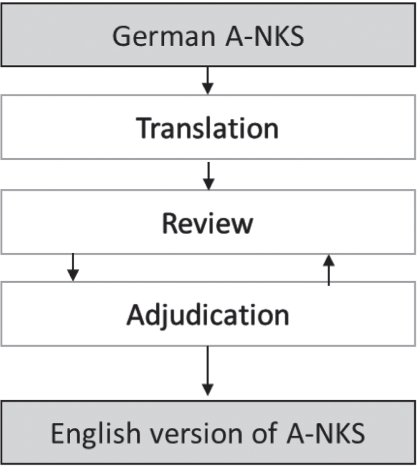 Translation of the A-NKS following the TRAPD-model (according [32, 33]).