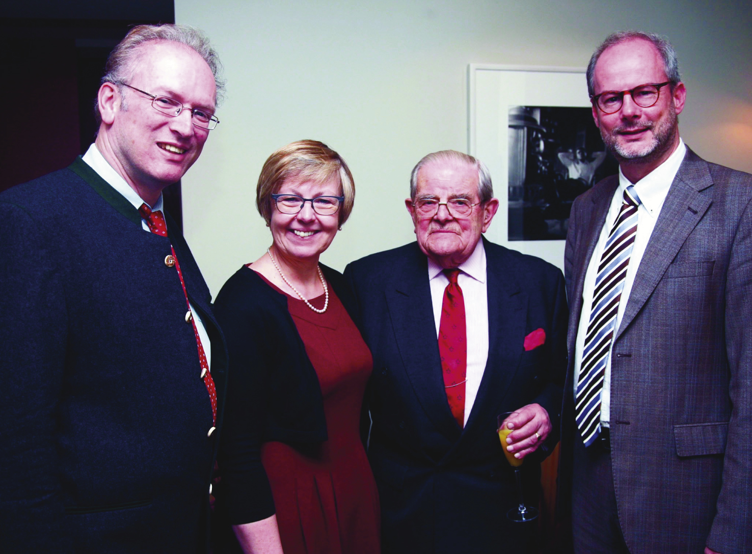 Hanns Lochmüller, Kate Bushby, Lord Walton and Volker Straub (November 2014).
