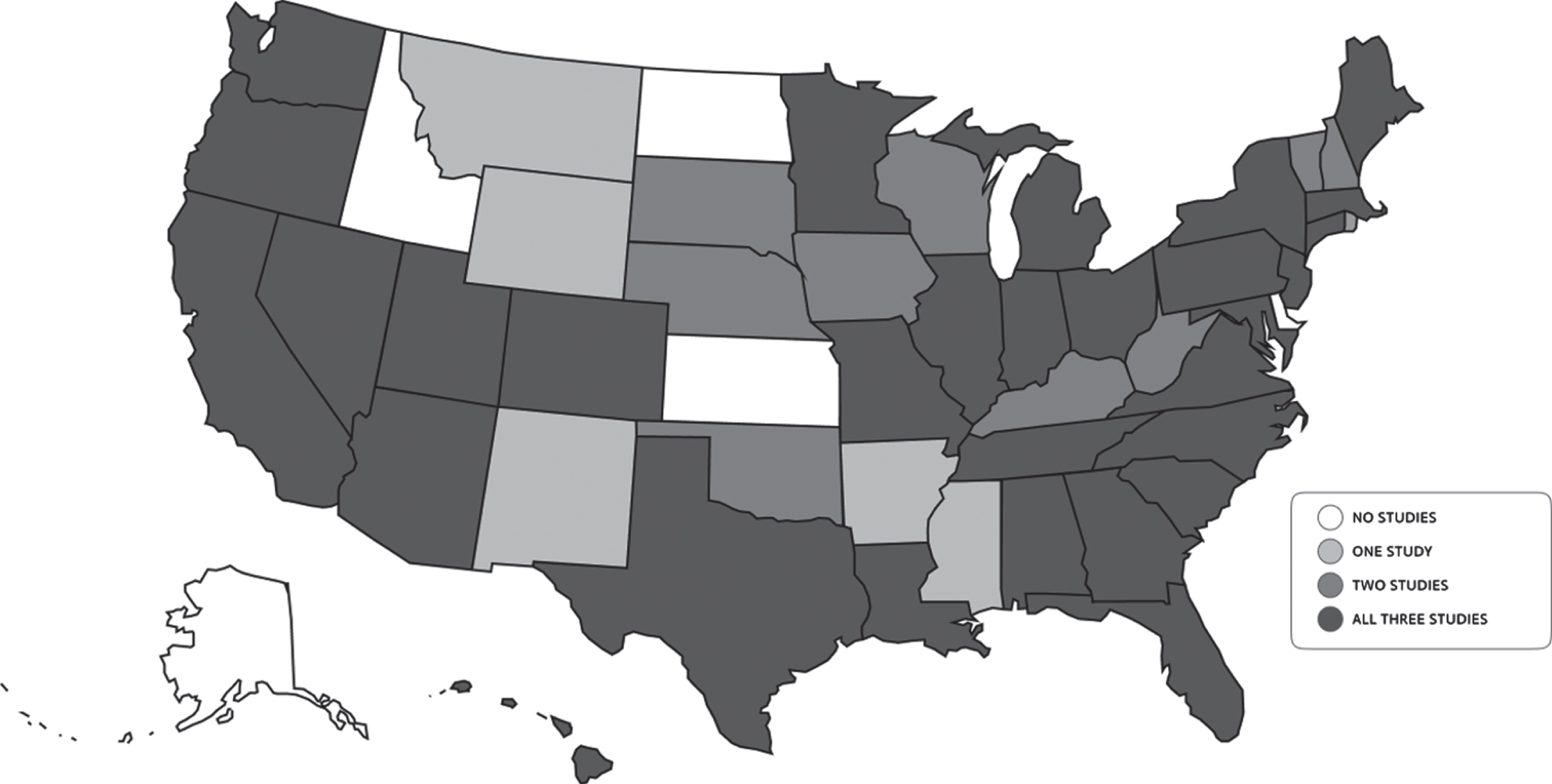 Geographic distribution of participants.