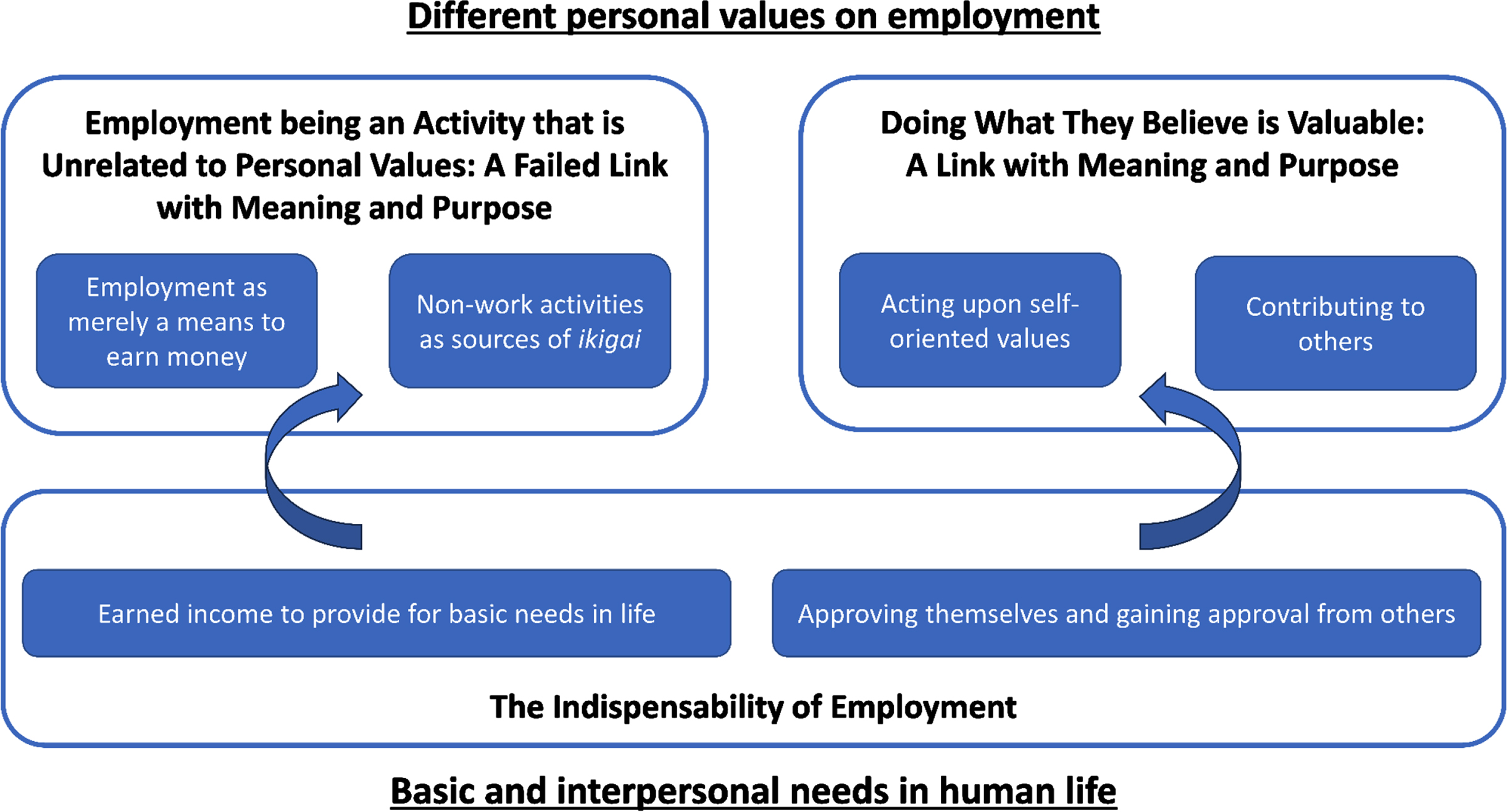 Developed themes from the interview data.