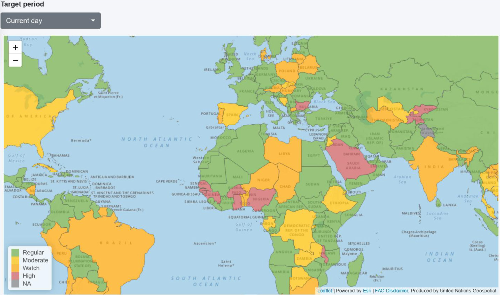 Image obtained from the Daily Food Prices Acceleration Module on 23/Feb/2023. Please see the online version to view the color image.