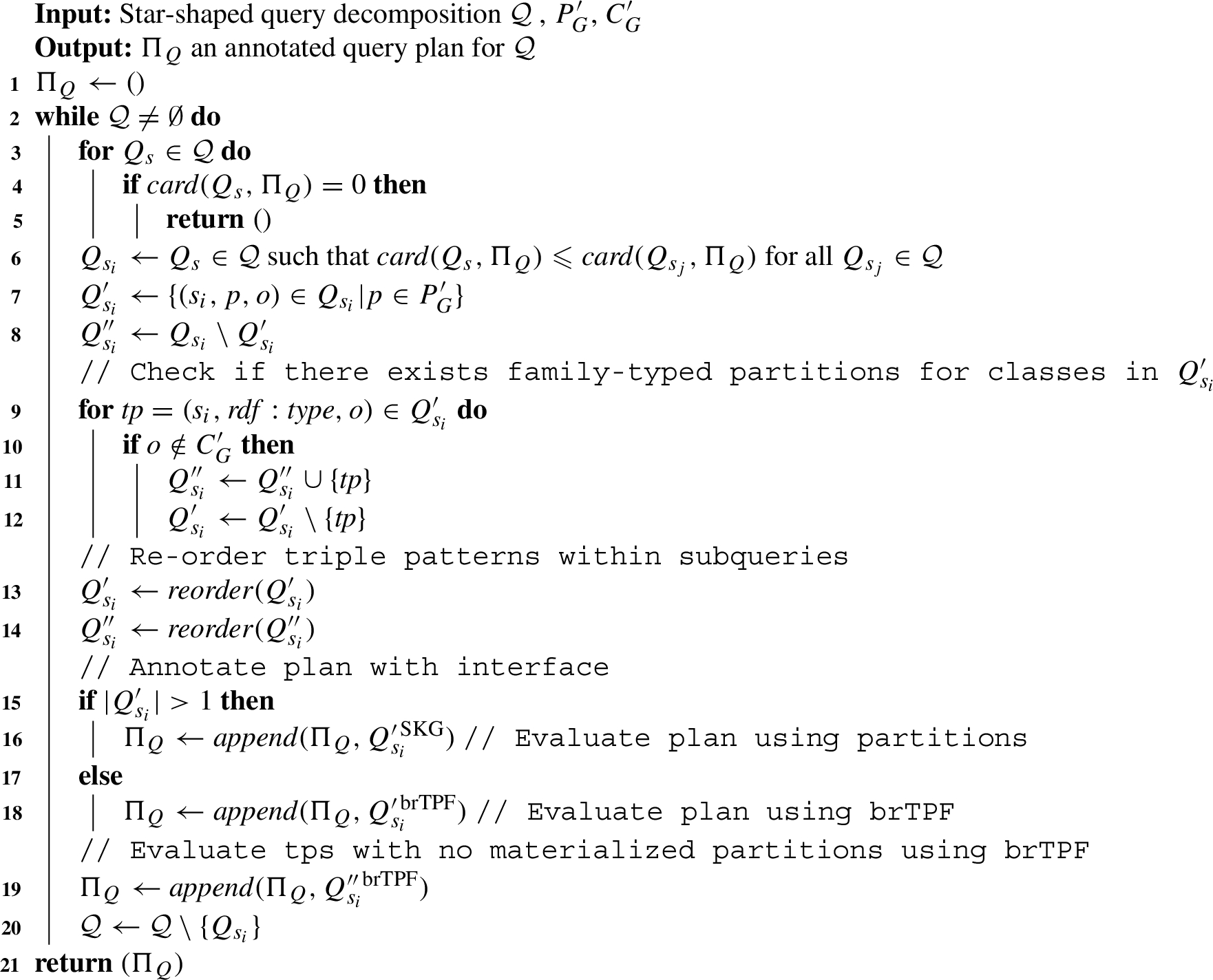 Query optimizer and planner: optimizePlan