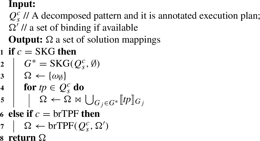 Query executor: evalc