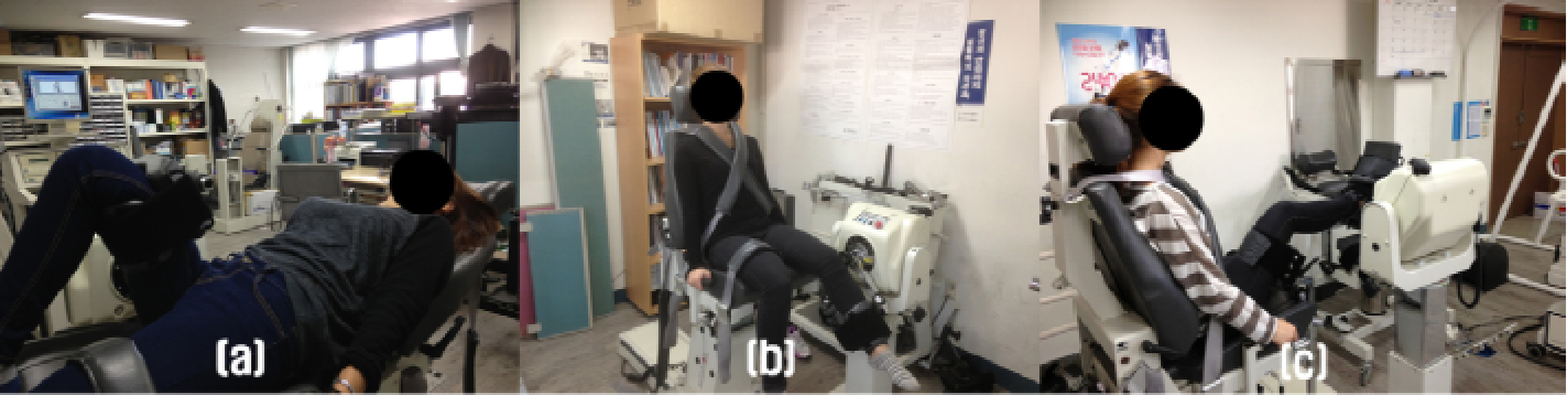 Estimation of isokinetic muscle function to compare imbalance improvement ratios: (a) hip, (b) knee, (c) ankle.