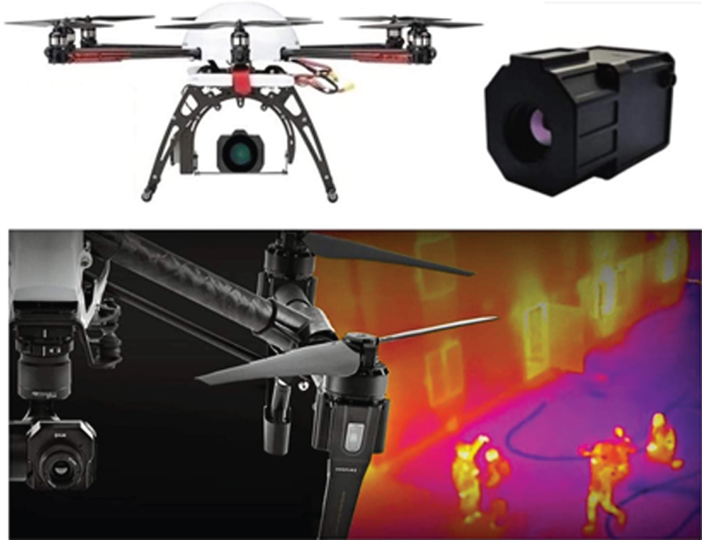 Examples of multi-purpose drones.